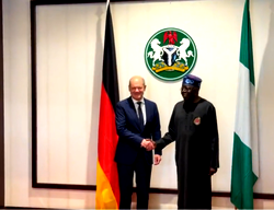 Updated: Tinubu meets German Chancellor, Olaf Scholz in Aso Rock