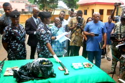Dismissed police personnel arrested while attempting to steal electricity transformer in Abia