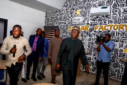 Gov AbdulRazaq excited as Kwara Sugar Film Factory takes shape