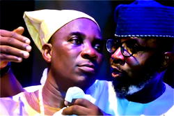 Basia felicaites with Olori Omoba Akile Ijebu