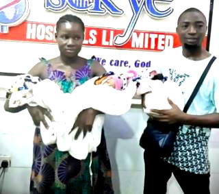 Ikubese gifts triplets monthly allowance for a year