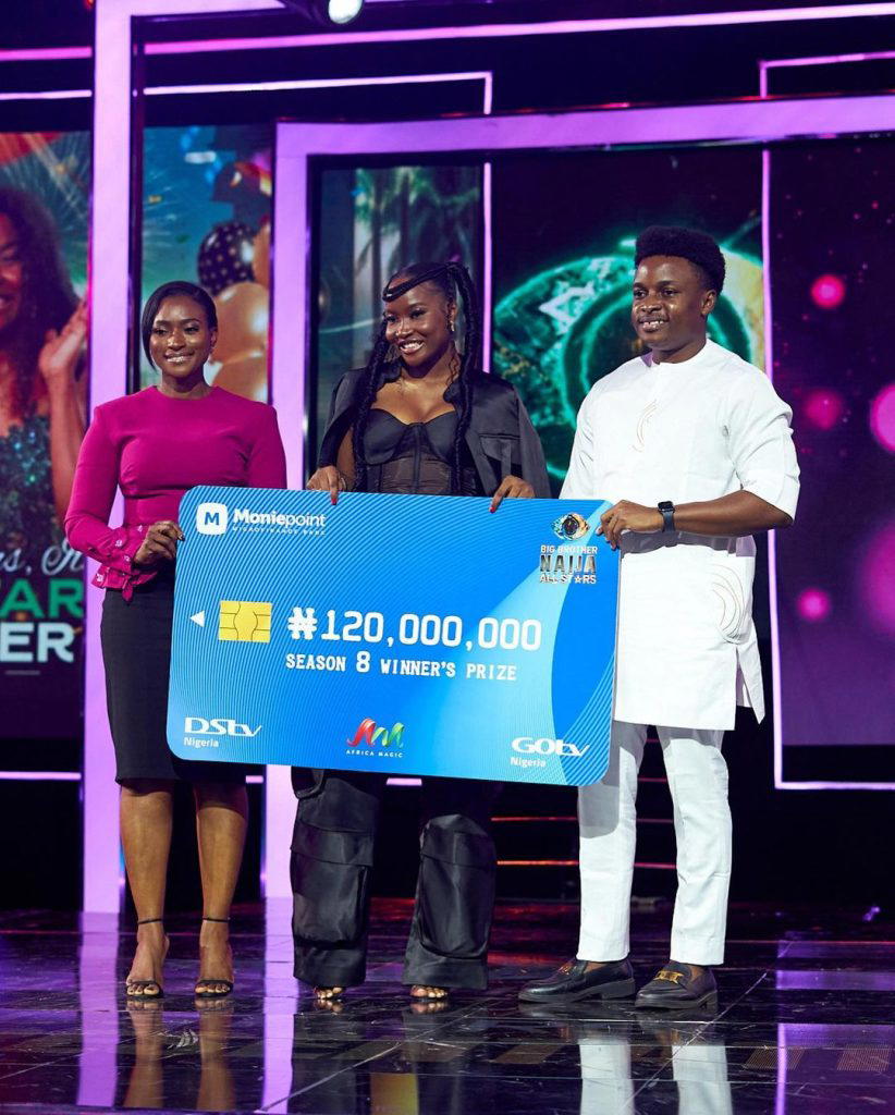 BBNaija All-Stars Winner, Ilebaye Gets N120M Cheque, Innoson's Victory ...