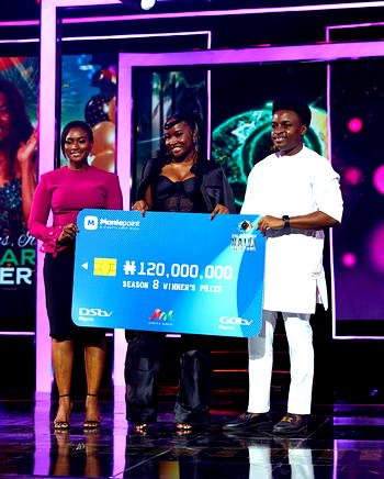 BBNaija All-Stars winner, Ilebaye gets N120M cheque, Innoson’s victory ride