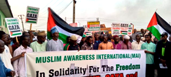 Israel-Hamas: Muslim groups rally support for Palestine in Lagos, call for ceasefire in Gaza