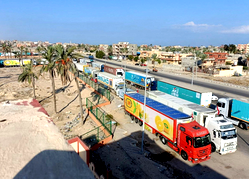 Gaza aid stuck as Egypt says ‘Israel not cooperating’