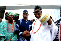 Akpabio laments state of federal roads in Ogun