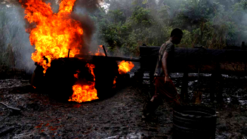 Fire kills 35 persons at Rivers illegal oil refining site