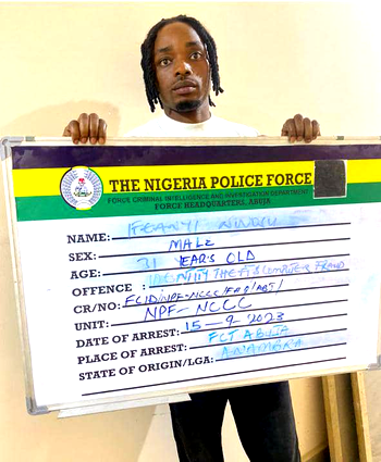 Police arrest 2 over romance scam in Abuja
