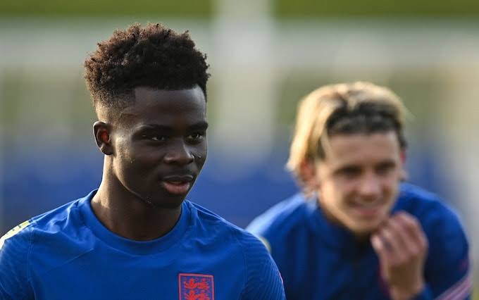 Bukayo Saka withdraws from England squad with harmstring injury