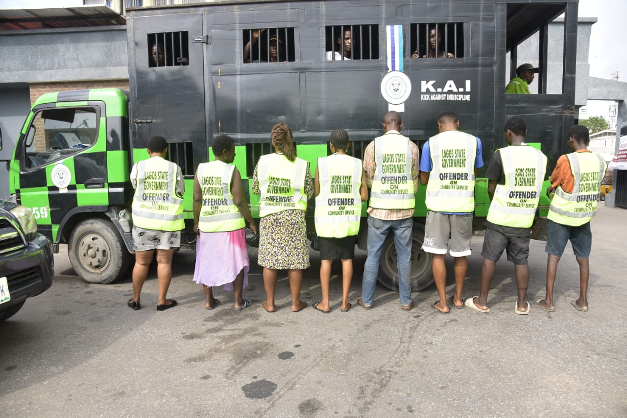 A Magistrate Court, sitting in the Ikoyi area of Lagos State has sentenced 26 persons to community service for dumping waste indiscriminately in different parts of the state.