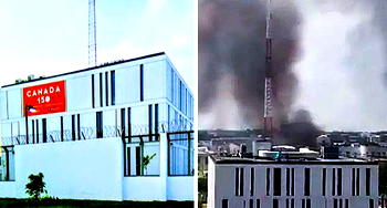 Canadian Embassy in Abuja suspends operations after fire accident 