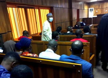 Photos: Ex-CBN Governor, Emefiele in court over bail request