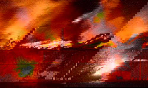 Fire guts Wuse Market