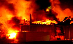 Man dies in New Year eve inferno