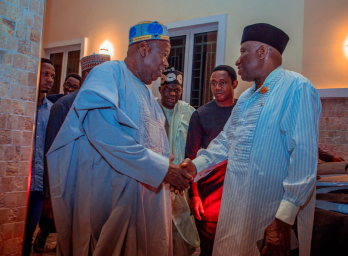 Jonathan visits APC chairman Ganduje