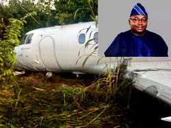 [Photos] Plane Crash: I’m in good spirits, says Power Minister, Adelabu