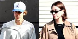Justin Bieber hugs friend while leaving brunch with Hailey