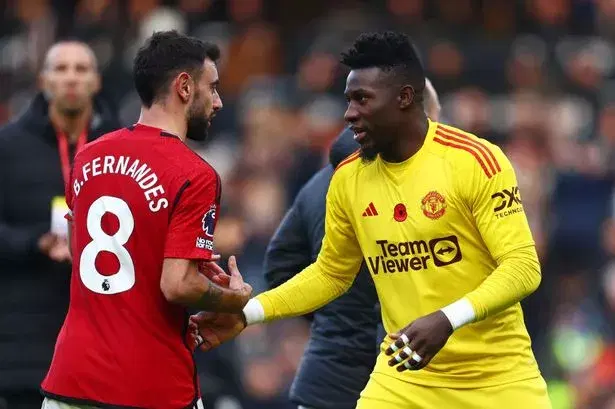 Onana must improve after UCL error – Bruno Fernandes