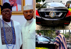 Shina Peller gifts new Aseyin Mercedes Benz S Class