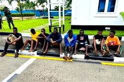 My friends who used this means are now in London — Stowaway nabbed by Navy