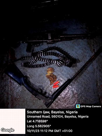 Elections: Navy raids suspected sea robbers’ camp in Southern Ijaw, recover arms cache