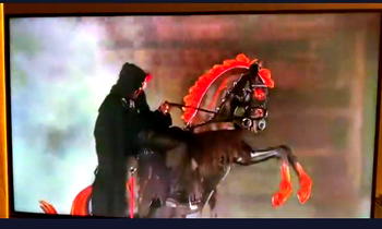 Watch Rema’s dazzling entrance with a horse during his O2 Arena concert [Video]