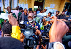 Achonu casts vote, enjoins Imo citizens to take voting seriously