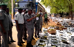 Customs intercepts trailer load of banana en route Niger