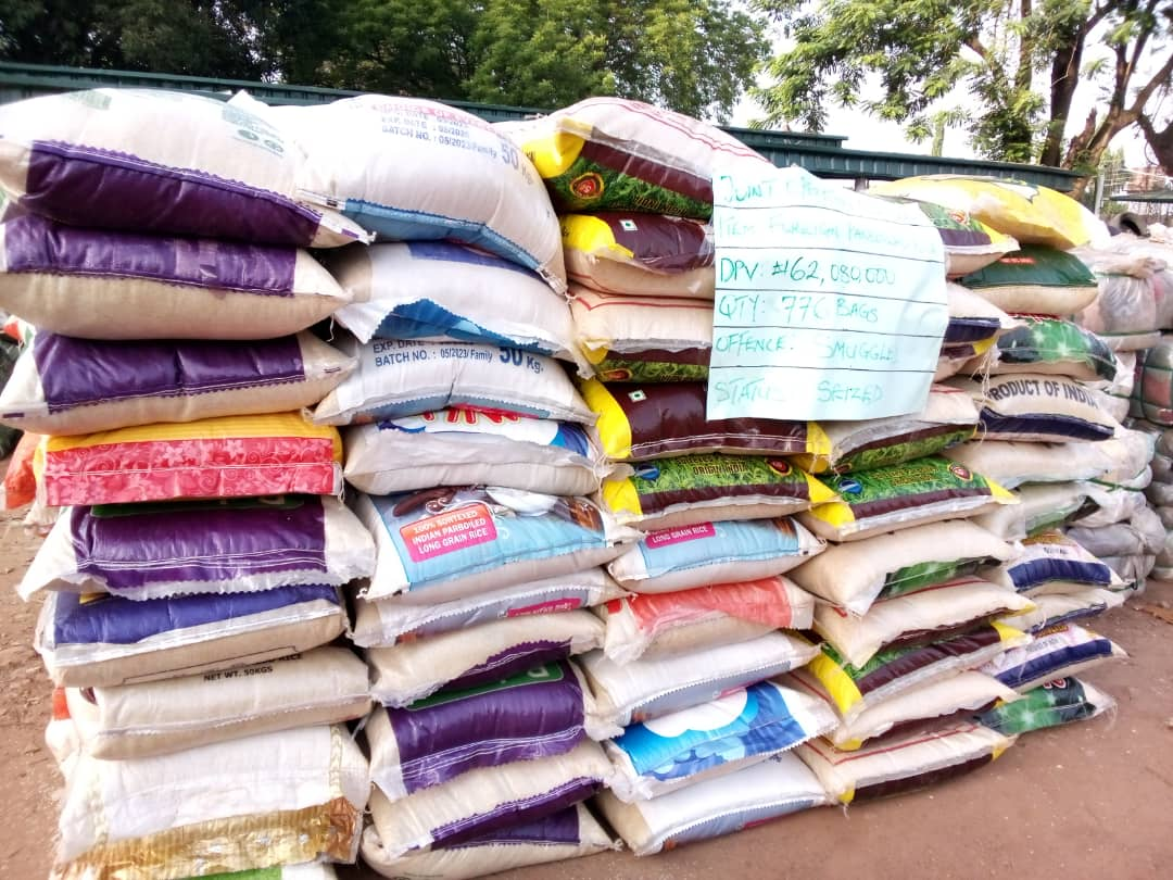 Ogun Customs intercept 4,684 bags of rice, 901 parcels of marijuana Vanguard News