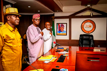Photos: Ondo deputy gov Aiyedatiwa presides over state exco meeting