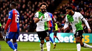 Salah’s 200th Liverpool goal inspires fightback to beat Crystal Palace