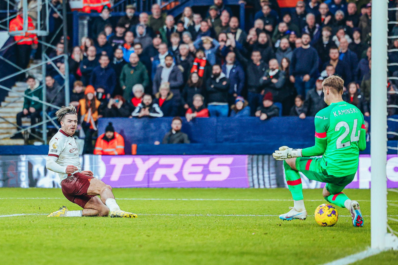 EPL: Grealish puts Man City back on track after Luton scare