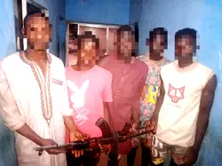Five in police net over illegal possession of AK-47 rifles