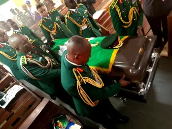 Army buries former COAS Chris Alli in Abuja