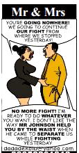 Cartoon: Neighbour wants her waist