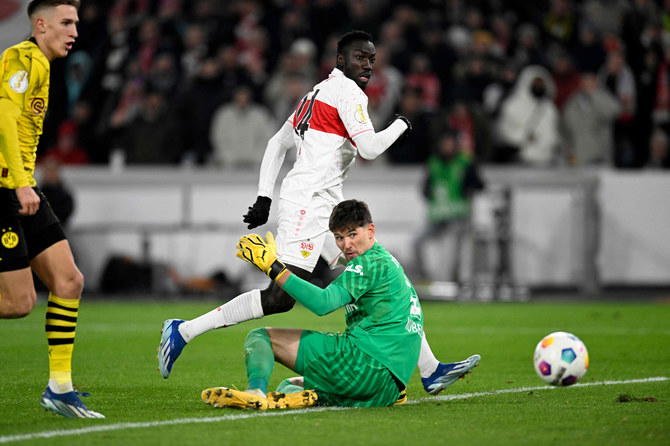 Stuttgart send Dortmund out as German Cup upsets continue