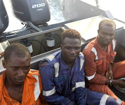 Navy intercepts three stowaways on Europe-bound ship