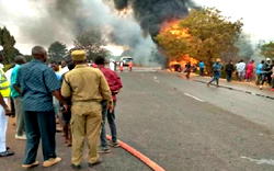 Over 40 feared dead after Liberia tanker crash