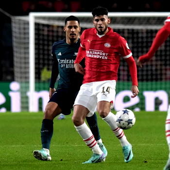 Champions League: Underwhelming Arsenal held to 1-1 draw at PSV Eindhoven