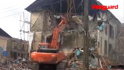 4 Landlords dead, some hospitalised as FG demolish homes in   Abule Ado, Festac Phase 2, Lagos.