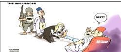 Cartoon: ‘Get more if you lick my backside’