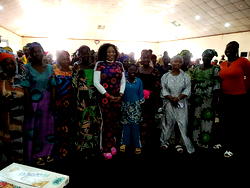 Tope Alabi’s Mardebra foundation doles out Christmas gifts to widows