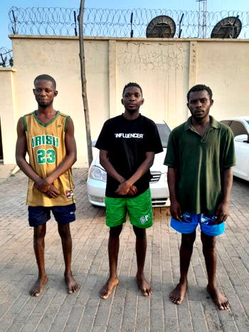 FCT police nabs suspects notorious for armed robbery, car snatching