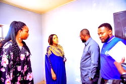 Edu inspects FG’s completed Prototype bedroom houses at Idu
