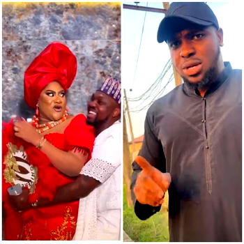 ‘It was vibing,’ Egungun apologises to Nkechi Blessing’s lover after ‘grabbing her from behind’