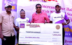 10 millionaires, others emerge in FCMB Millionaire Promo Season 9
