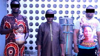 Police arrest three men with two human hearts