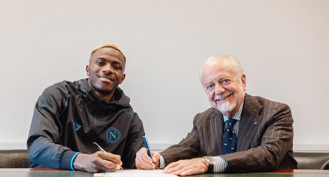 Breaking: Osimhen renews Napoli contract, extends till 2026 - Vanguard News