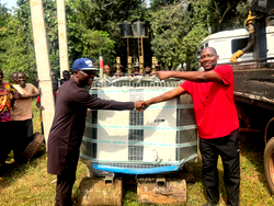 Rep Member, Idahosa donates transformer to Edo IDP camp
