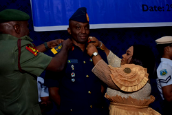 NAF Promotions: Chief of Army Staff decorates Commander 303 Medium Airlift Group Illorin